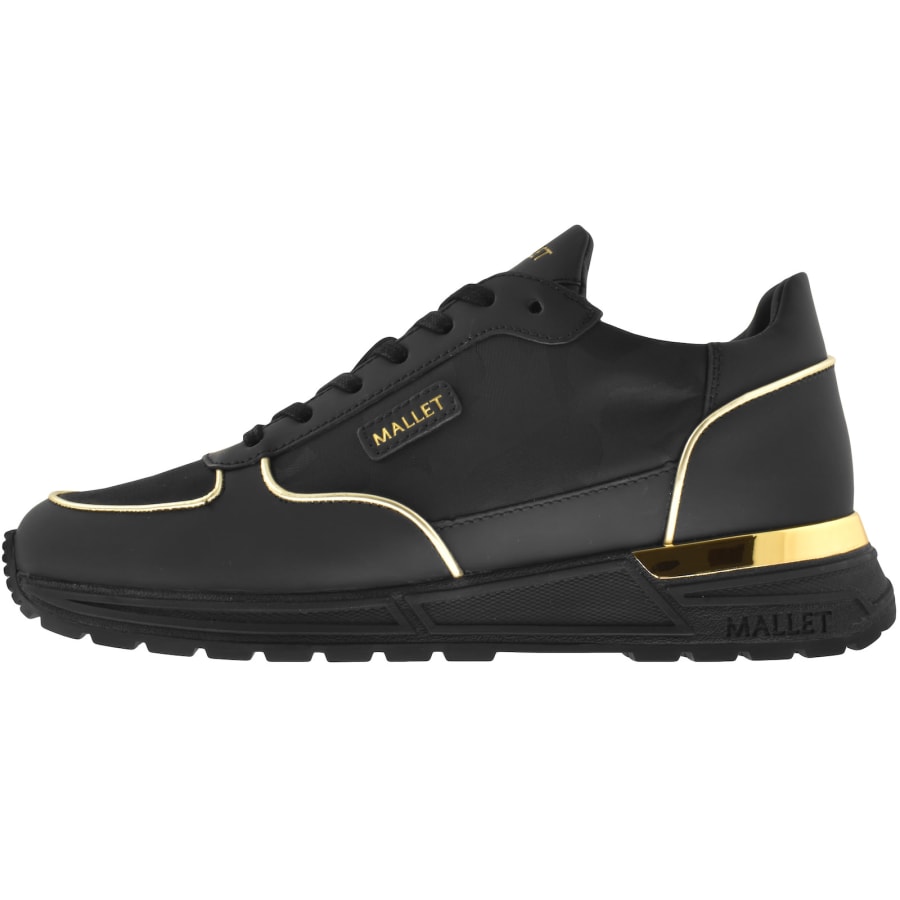 Mallet Popham Lite Trainers Black Mainline Menswear Denmark